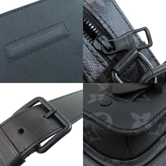 Louis Vuitton Steamer Messenger Shoulder Bag Monogram Eclipse - Picture 8 of 9